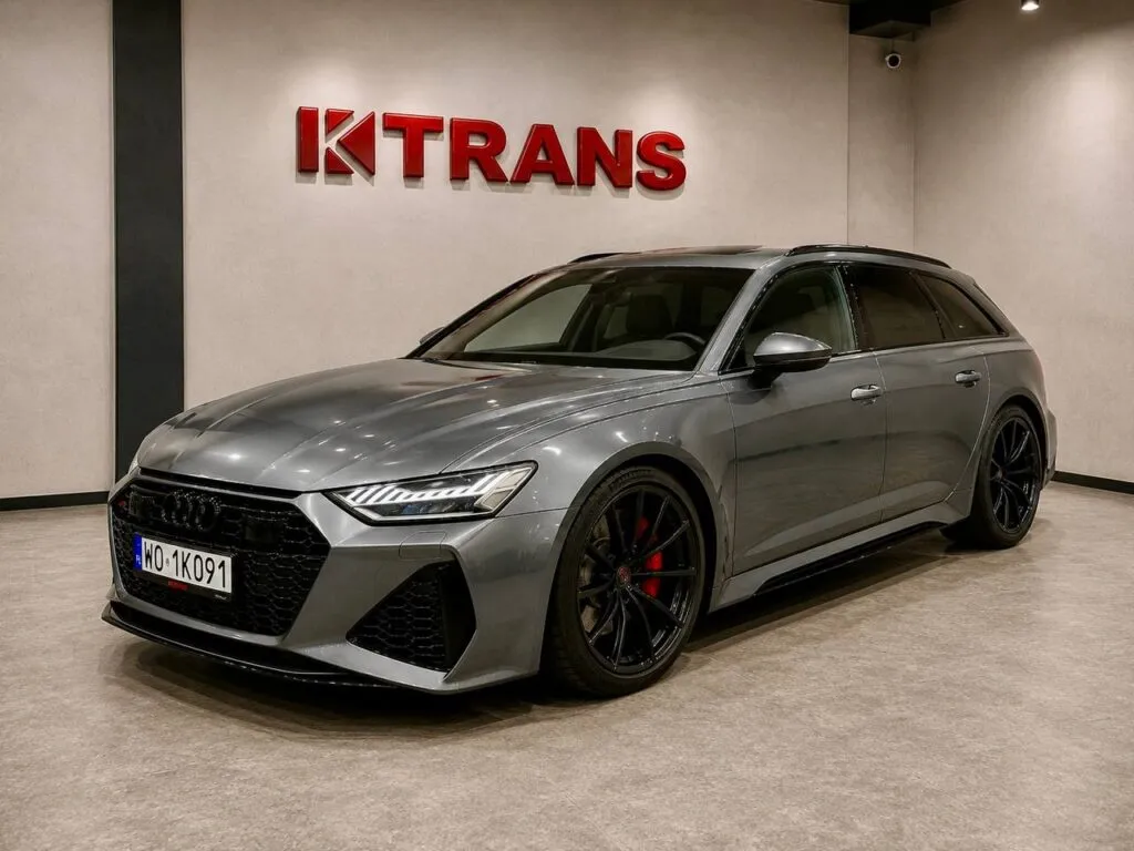 Audi RS6 Avant in the KTrans showroom